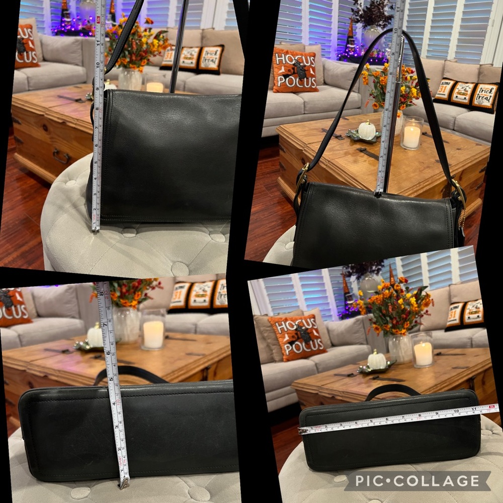 Coach Vintage Legacy Flap Leather Shoulder Bag - Picture 9 of 17